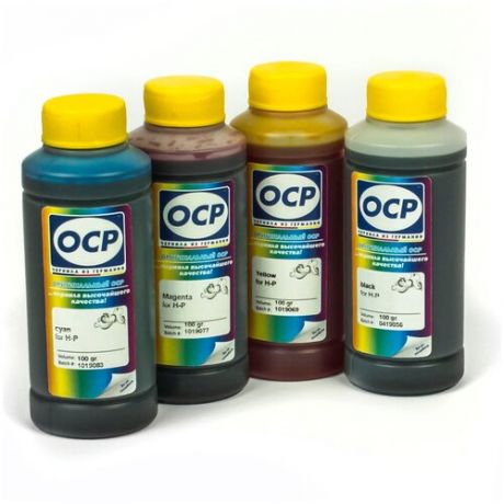 Чернила (краска) OCP для картриджей HP: 652, 664, 680 100x4