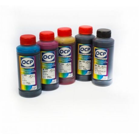 Чернила OCP (краска) для принтеров Canon PIXMA: MG5740, MG6840, TS5040, TS6040 SafeSet 100x5