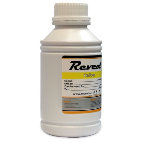 Чернила Revcol для Epson, Yellow, Dye, 500 мл.