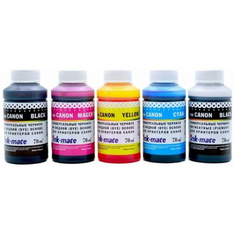 Чернила для принтера Canon PIXMA PGI-470/CLI-471 PGI-480/CLI-481 Pigment/Dye, 5 цветов, совместимые