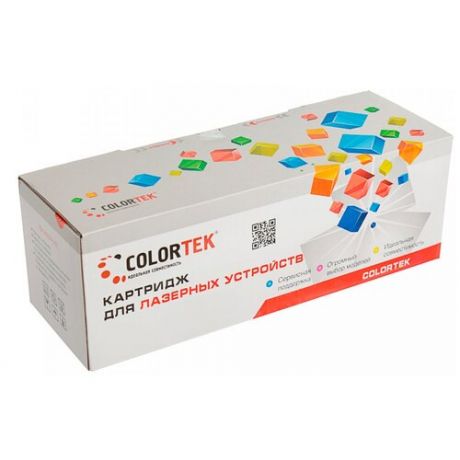 Фотобарабан Colortek KX-FA86A (DU), черный, для лазерного принтера, совместимый