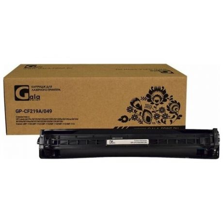 Фотобарабан GalaPrint GP-CF219A/049 (№19A), черный, для лазерного принтера, совместимый