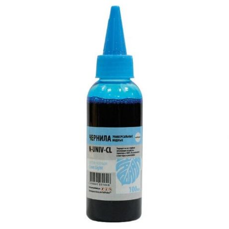 Чернила NetProduct (N-UNIV-CL) водные универсальные ( 100мл, цвет светло-голубой)