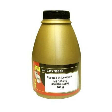 Тонер для lexmark ms310/410/510/610 (фл,160,6к) gold atm