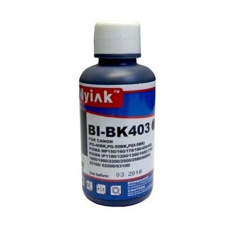 Чернила для CANON PG-40Bk/PG-50Bk/PGI-5Bk (100мл, black, Pigment) BI-BK403 EverBrite™ MyInk