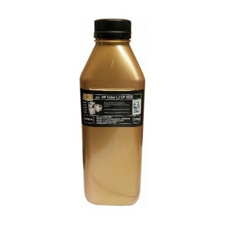 Тонер для hp color lj cp 3525/3530/4025/4525/m551 (фл, 220,ч,chemical mki) gold atm