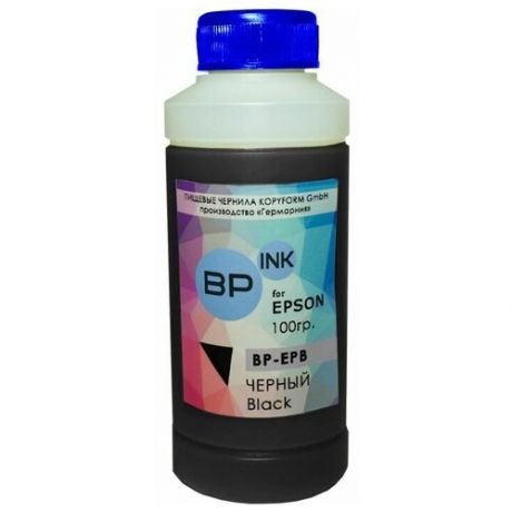 Пищевые (съедобные) чернила BP-Ink для Epson, 100мл, Black