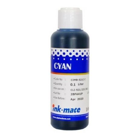 Чернила для CANON CLI-521/426 (100мл, Dye, cyan) CIM-521C Ink-Mate