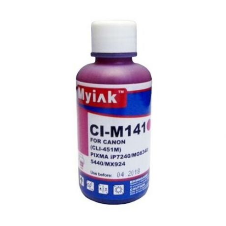 Чернила для CANON CLI-451M (100мл, magenta) CI-M141 Gloria™ MyInk