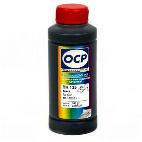 Чернила OCP BK 135 черные водорастворимые для картриджей Canon PIXMA: CLI-451BK