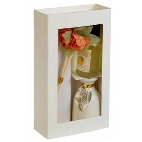 Набор подарочный "Прованс": ваза керамическая, аромамасло апельсин, декор, "Богатство Аромата