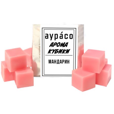 Ароматические кубики Аурасо, ароматический воск для аромалампы «Мандарин», 9 штук