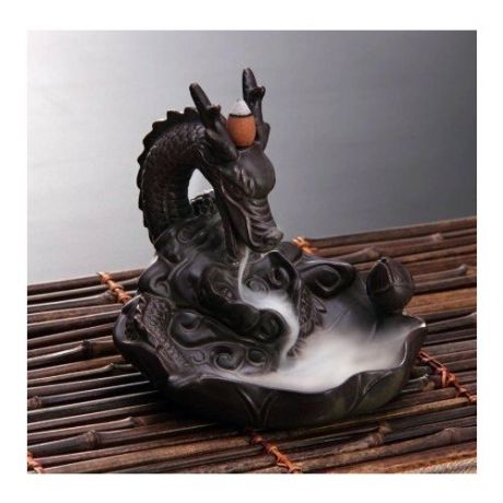 Подставка для благовоний из керамики "Дракон, стелющийся дым" Luxury Gift