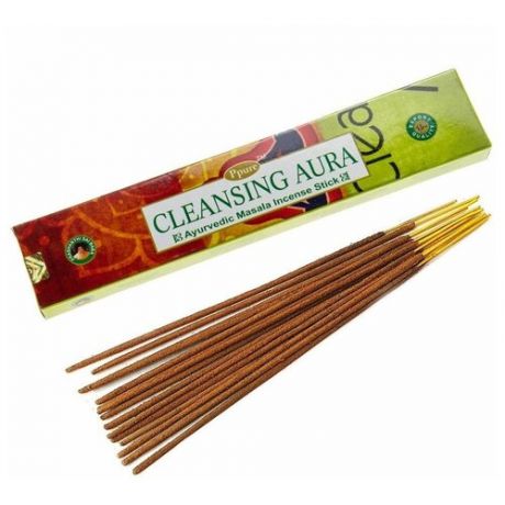 Благовония Ppure Cleansing Aura (Очищение ауры) 15г 12 палочек