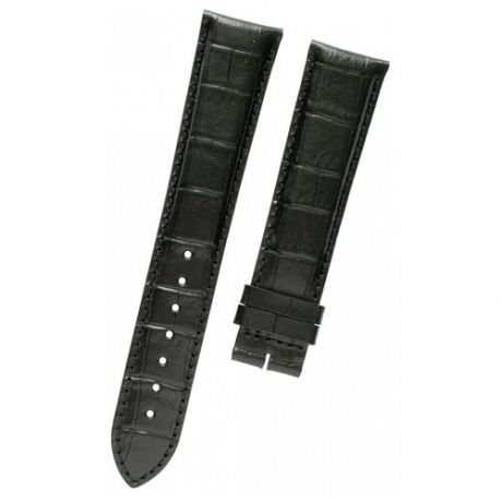Черный кожаный ремешок Longines L682108859, теленок, удлиненный, 21/18, без замка, для часов Longines DolceVita Classic