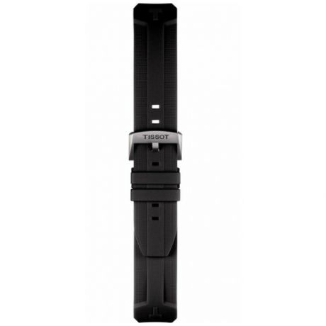 Черный каучуковый ремешок Tissot T603039932, 22/22, титановая пряжка, для часов Tissot T-Touch Solar T110.420, T110420
