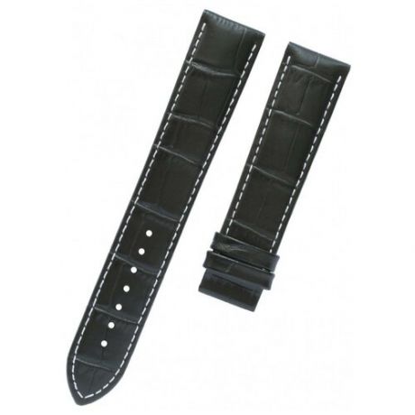 Черный кожаный ремешок Tissot, XL, теленок, 20/18, без замка, для часов Tissot T-Classic Tradition T063.610, T063.617, T063.637, T063.639