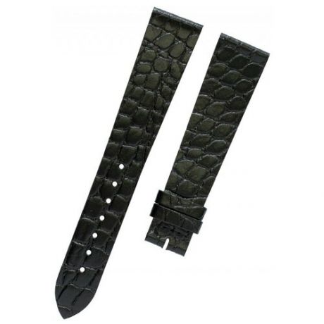 Черный кожаный ремешок Longines L682111048, теленок, удлиненный, 20/16, без замка, для часов Longines La Grande Classique