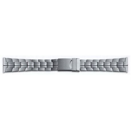 Браслет для наручных часов, 22 мм, от Condor Group (Великобритания), цвет - серебристый, нержавеющая сталь (INOX)