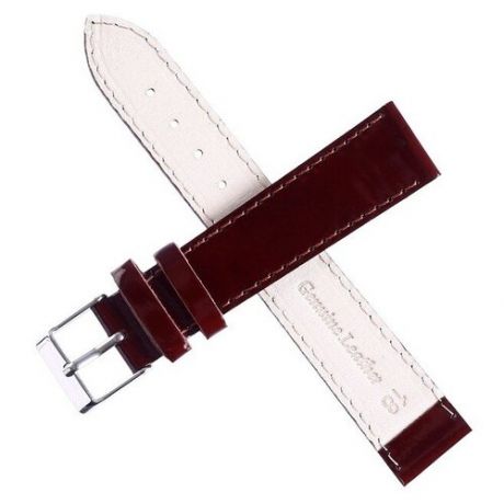 Ремешок для часов Straps мужской, 18 мм, натуральная кожа, коричневый