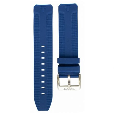 Синий каучуковый ремешок Tissot T603040932, титановая пряжка, для часов Tissot T-Touch Solar T091.420, T110.420