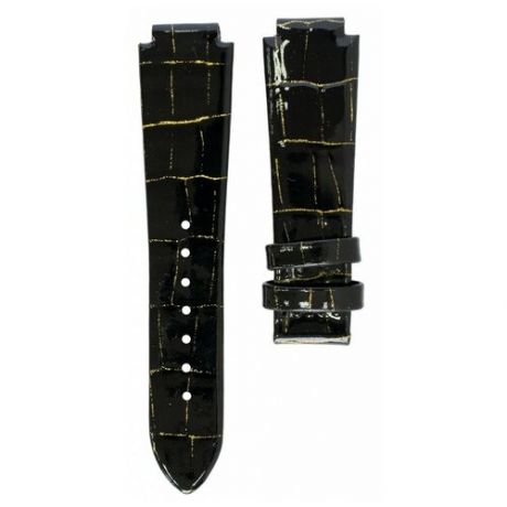 Черный кожаный ремешок Tissot T610034569, теленок, 24/16, без замка, для часов Tissot T10 T073.310