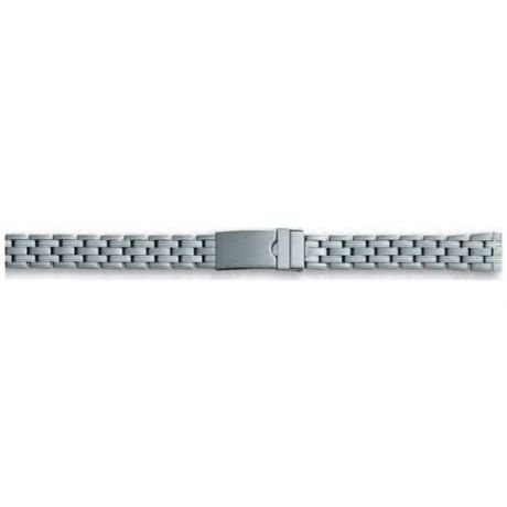 Высококачественный стальной браслет для женских часов, 14 мм - установочный размер, от Condor Group (Великобритания), цвет - серебристый, нержавеющая сталь (INOX), раскладной неразъёмный замок с двойным запорным устройством