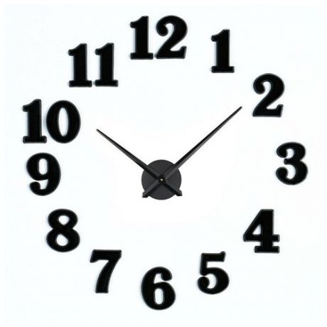 Цифры для часов 15 шт, h=2.5 см, чёрный