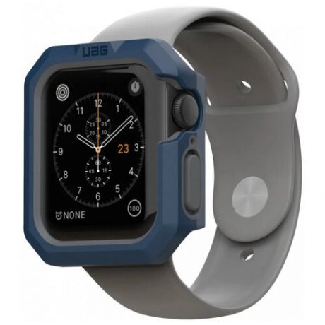 Чехол UAG Civilian Case для Apple Watch 44mm серый / синий