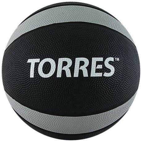 Медбол TORRES AL00227, 7 кг черный/серый