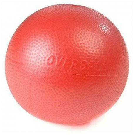 Детский мяч гимнастический Over Ball диаметр 25 см красный. Детский фитбол