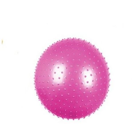 Мяч для фитнеса массажный SILAPRO, ПВХ, d75см, 1000гр, розовый
