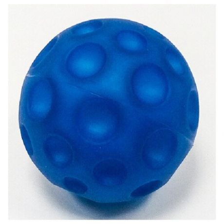 Мяч массажный с выемкой 100мм синий