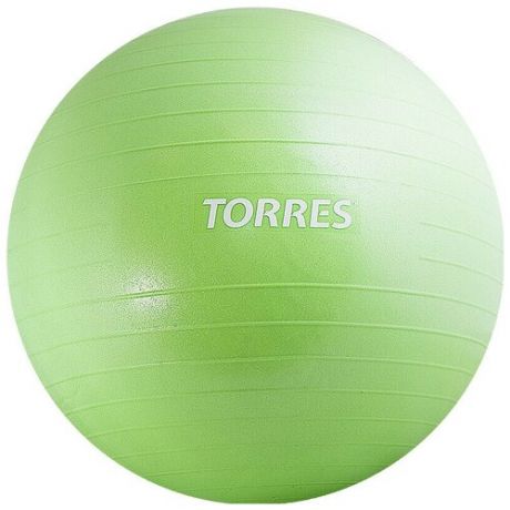 Фитбол TORRES Антивзрыв с насосом, зеленый, 75 см