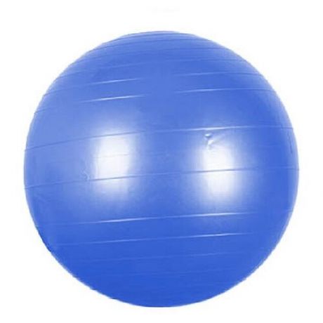 Синий мяч для фитнеса гимнастический SILAPRO, ПВХ, 65см, 800гр, в коробке