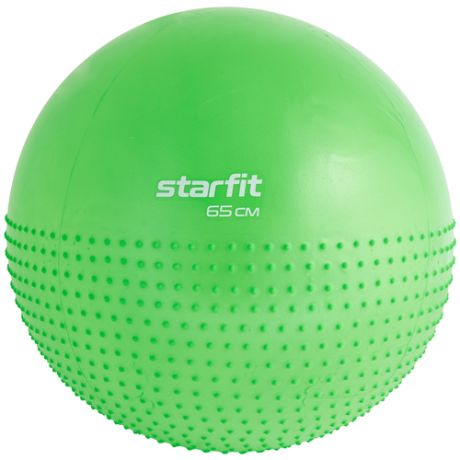 Фитбол полумассажный STARFIT Core GB-201 65 см, антивзрыв, зеленый