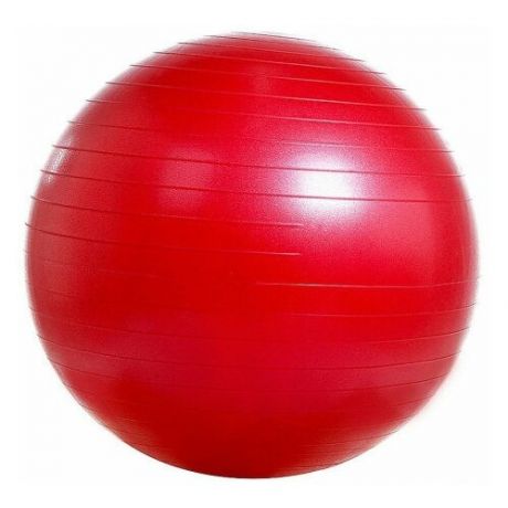 Красный мяч для фитнеса гимнастический SILAPRO, ПВХ, d75см, 900гр.
