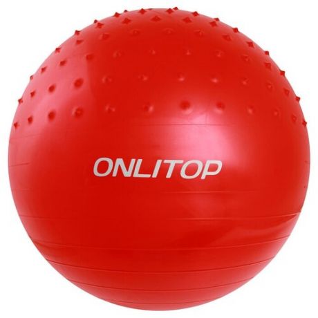 ONLITOP Мяч гимнастический массажный d=65 см, 1000 г, цвета микс