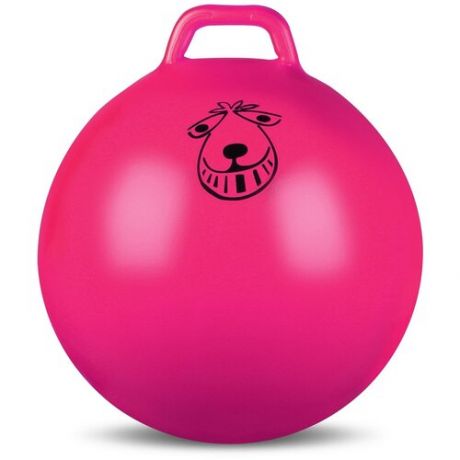 Мяч гимнастический с ручкой INDIGO IN093 Розовый 45 см