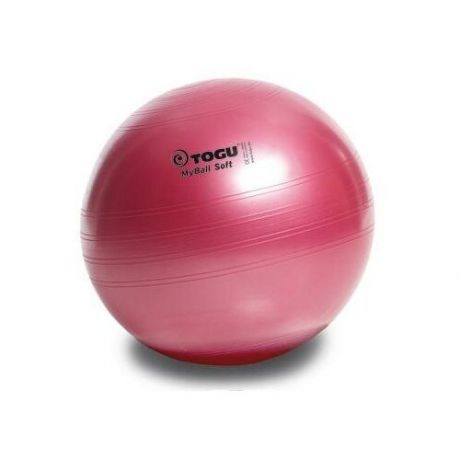 Мяч гимнастический TOGU My Ball Soft 55 см. красный перламутровый