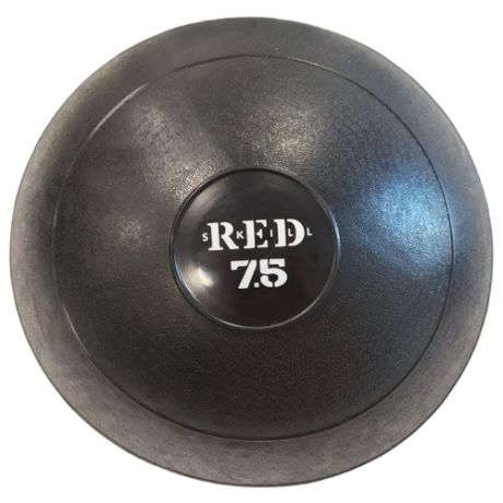 Медицинский набивной мяч слэмбол для бросков Red Skill 7,5 кг