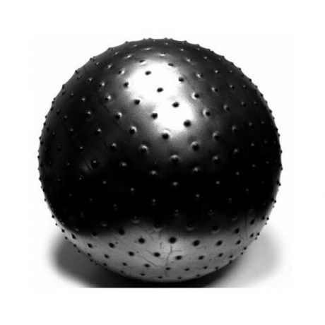 Черный массажный гимнастический мяч (фитбол) 75 см SP2086-424