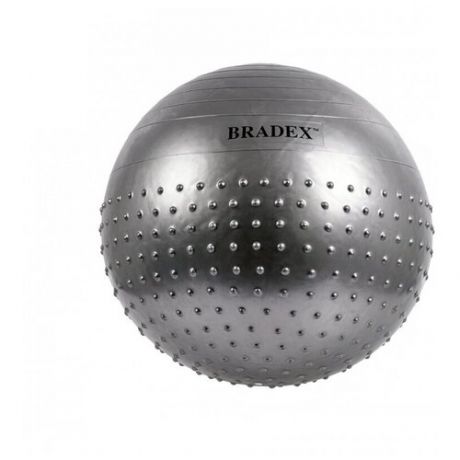 Мяч для фитнеса, полумассажный «ФИТБОЛ-75» SF 0357 BRADEX