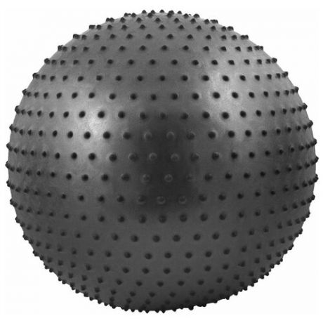 FBM-65-8 Мяч гимнастический Anti-Burst массажный 65 см (черный)