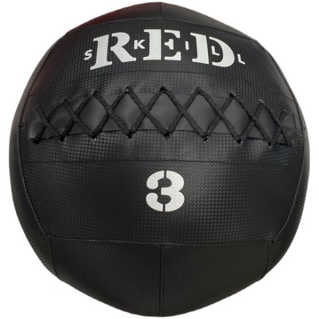 Медицинский набивной мяч медбол для бросков Red Skill 3 кг