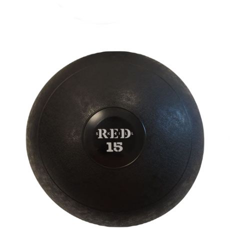 Медицинский набивной мяч слэмбол для бросков Red Skill 15 кг