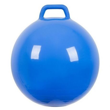 Мяч Прыгун с ручкой ø500мм синий в подарочной упаковке