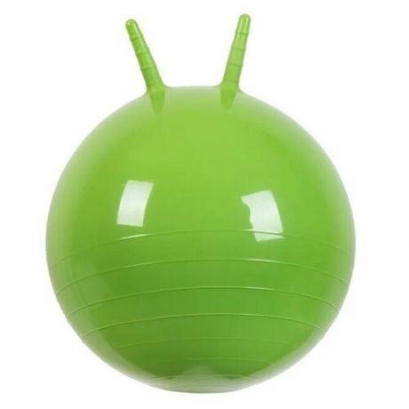 Мяч Прыгун с рожками ø500мм зеленый в подарочной упаковке