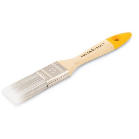 COLOR EXPERT 81187002 кисть для акр. лаков и лазурей, синтетическая щетина, деревянная ручка (70мм)