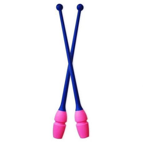 Булава для художественной гимнастики PASTORELLI MASHA сборная, 45.2 см, розовый/черный